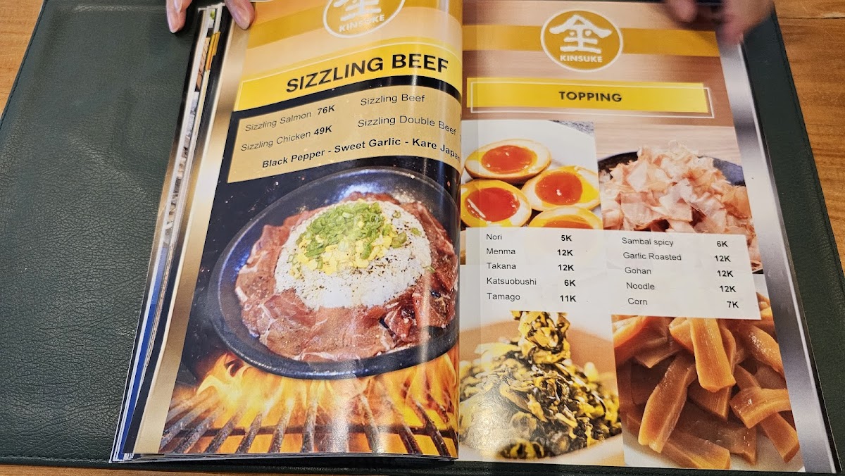 Kinsuke Ramen Menu - Image 6